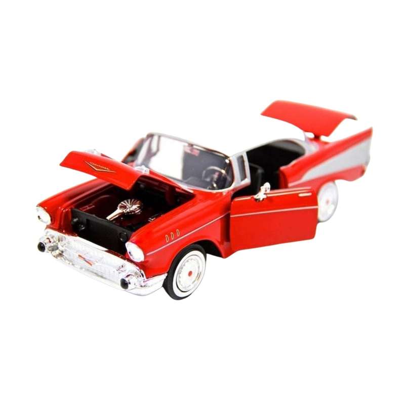 Motormax 1:24 1957 Chevy Bel Air Red