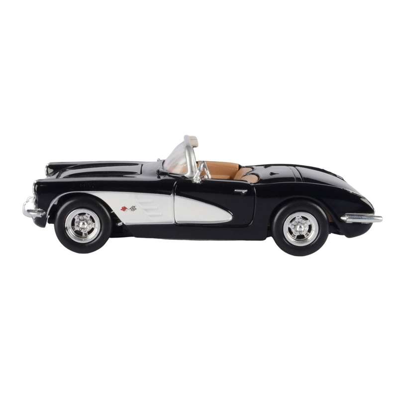 Motormax 1:24 Scale 1959 Chevy Corvette Black Diecast Vehicle
