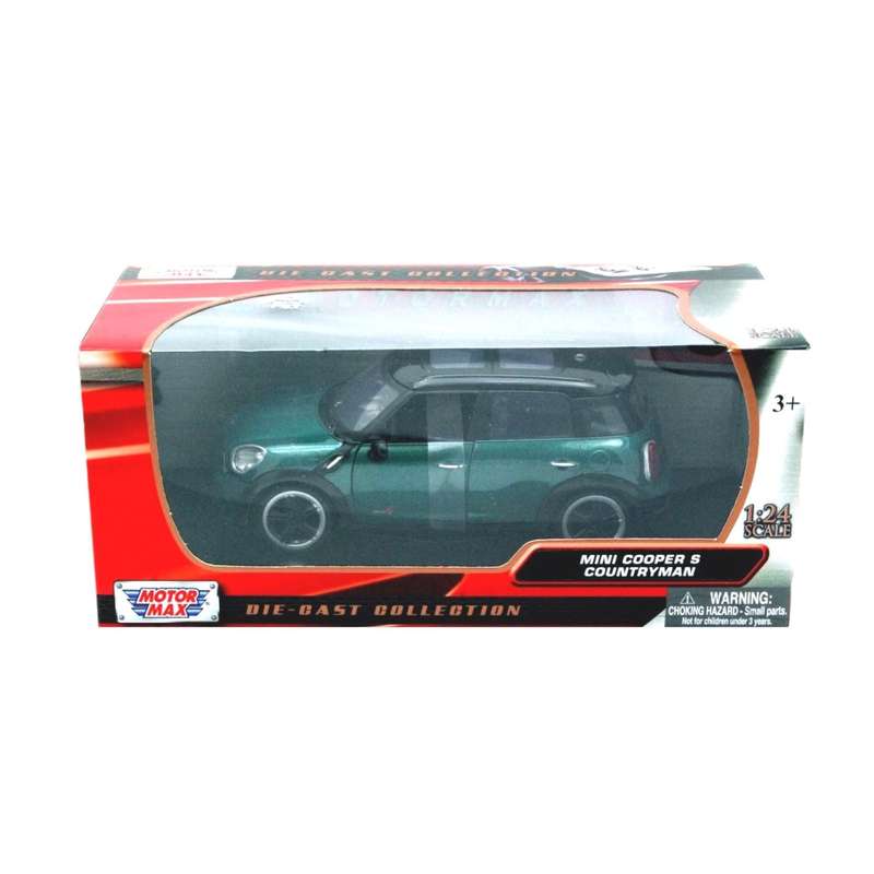 Motormax 1:24 Scale 2011 Mini Cooper S Countryman Green Diecast Vehicle