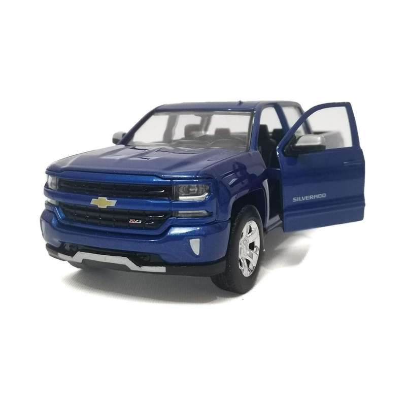 Motormax 1:27 Scale 2017 Chevy Silverado 1500 LT-Z71 Blue Diecast Vehicle
