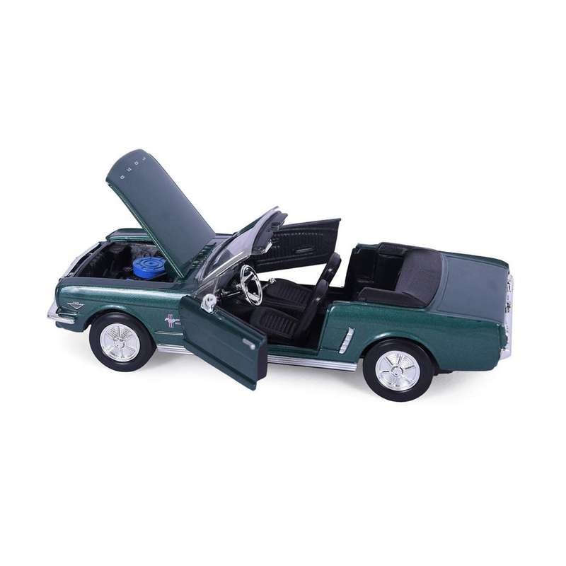 Motormax Ford Mustang (Convertible) Metallic Green 1964 1:24 Scale Diecast Car