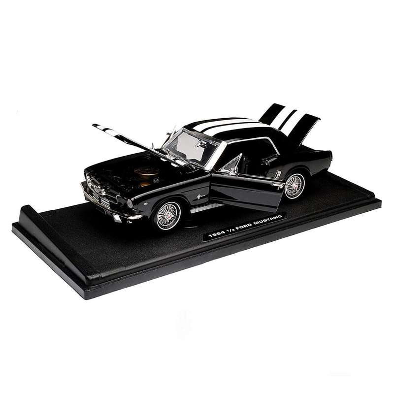 Motormax Ford Mustang ( Hardtop ) Black 1964 1:18 Scale Diecast Car
