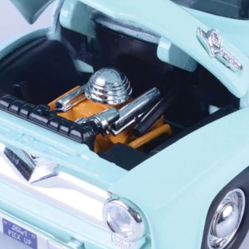 Motormax 1:24 Scale 1955 Ford F-100 Pickup Light Green Diecast Vehicle