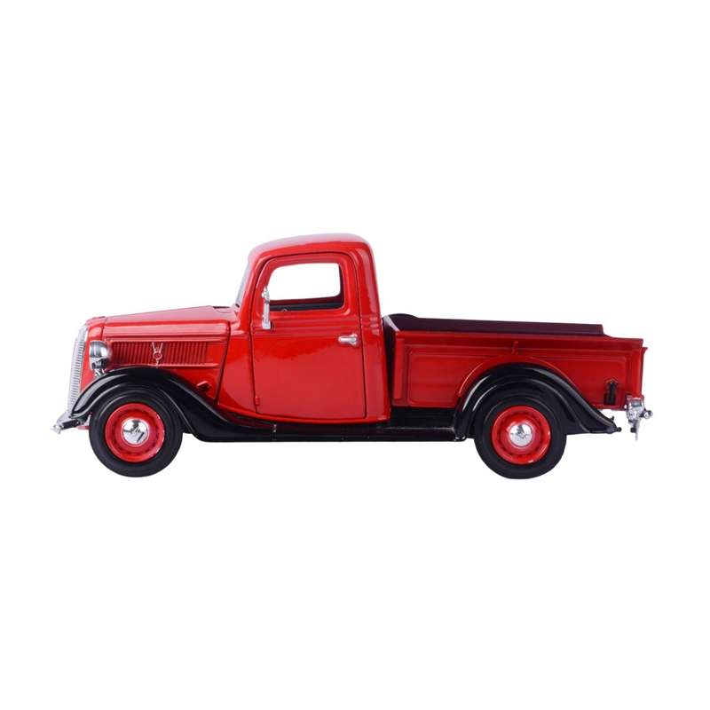 Motormax 1937 Ford Pickup Red 1:24 Scale Diecast Car