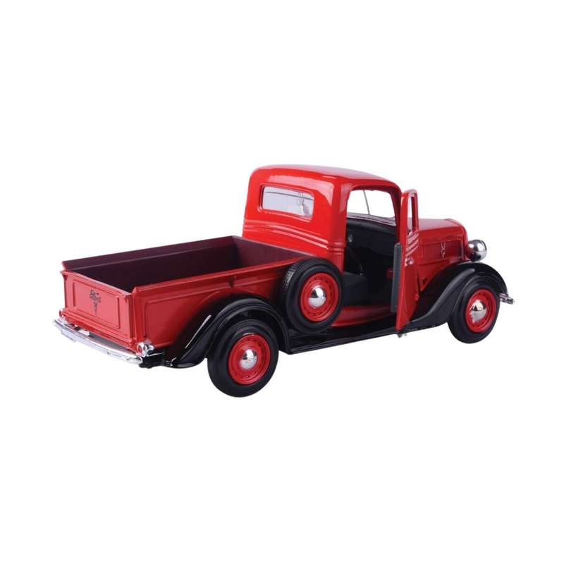 Motormax 1937 Ford Pickup Red 1:24 Scale Diecast Car