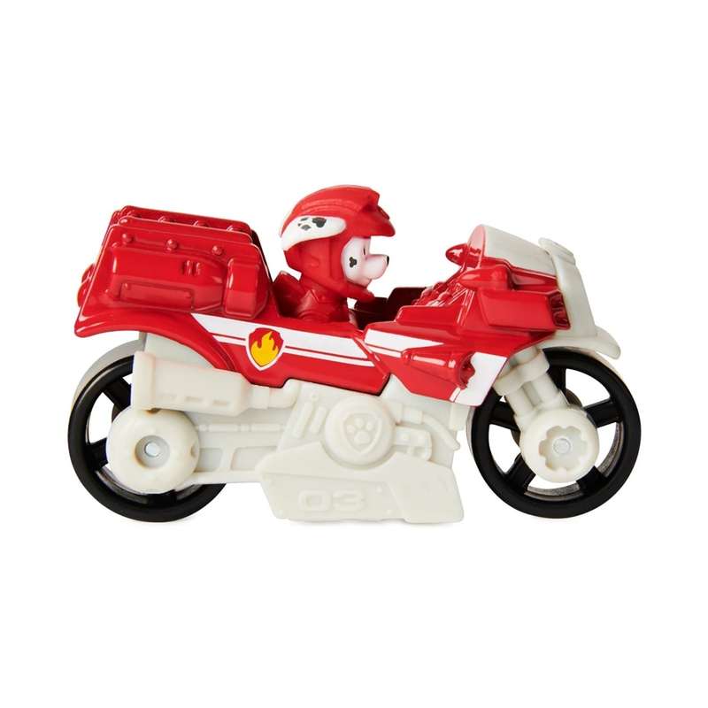 Paw Patrol True Metal Diecast Vehicle Marshall Moto Pups