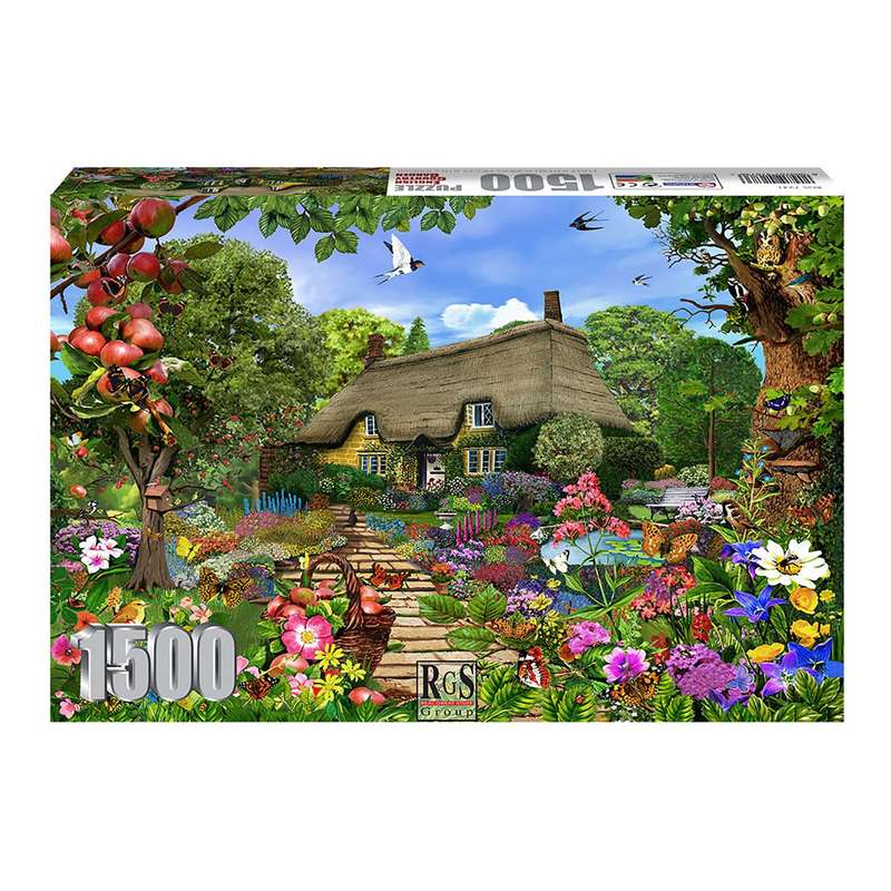 RGS Group Adult Puzzle - English Cottage Garden 1500 Pieces