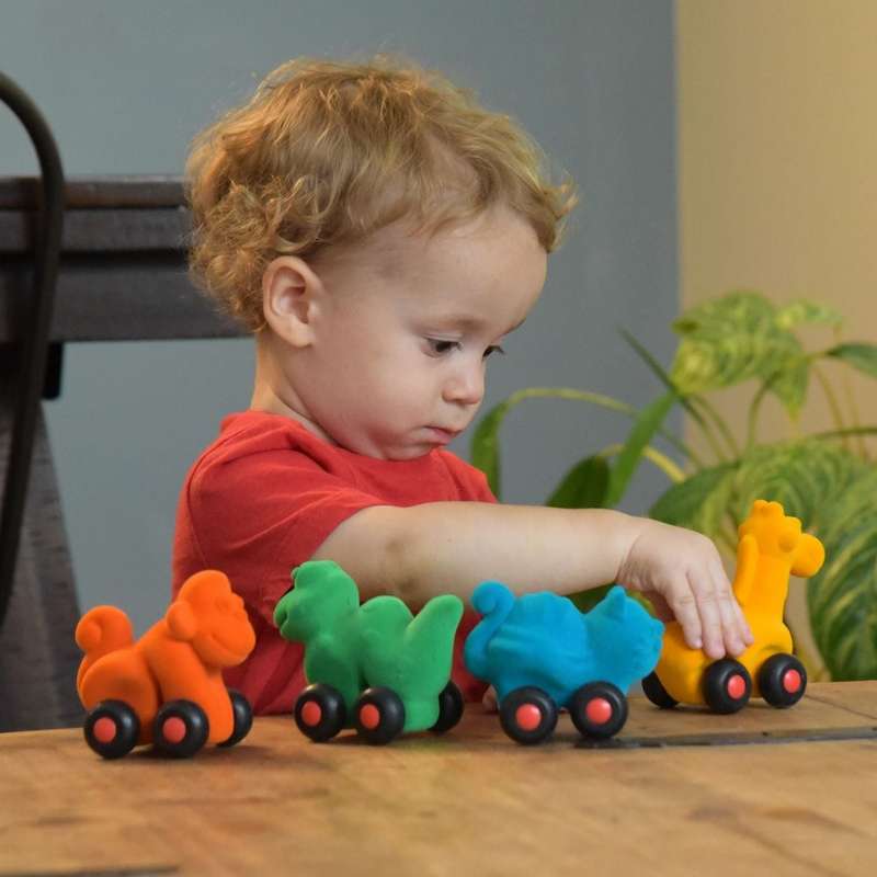 Rubbabu Rubber Pig on Wheels