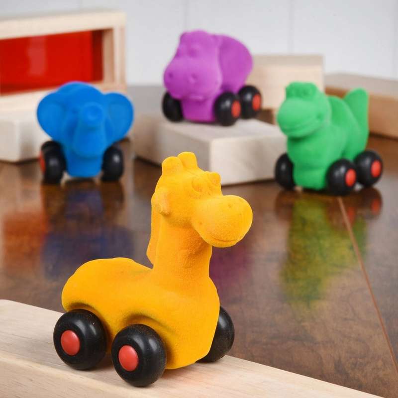 Rubbabu Rubber Pig on Wheels