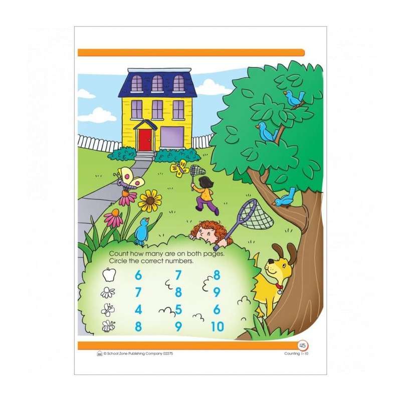 School Zone - Workbook Counting 1-10