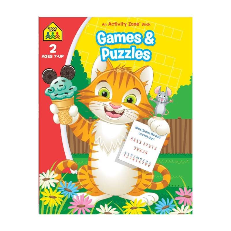 School Zone - Workbook Games And Puzzles
