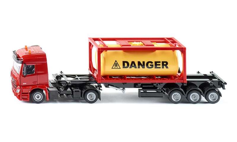 Siku Mercedes-Benz Truck With Tank Container 1:50