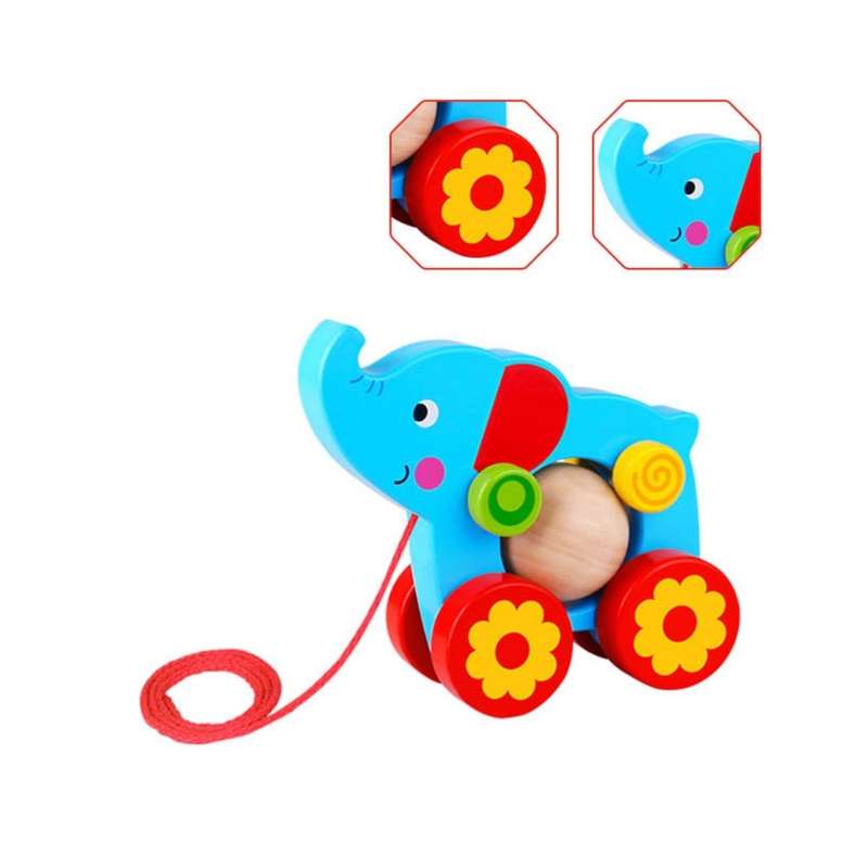 TookyToy Pull Along Elephant