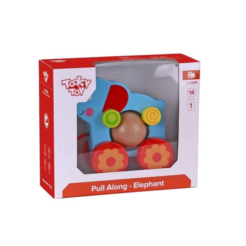 TookyToy Pull Along Elephant