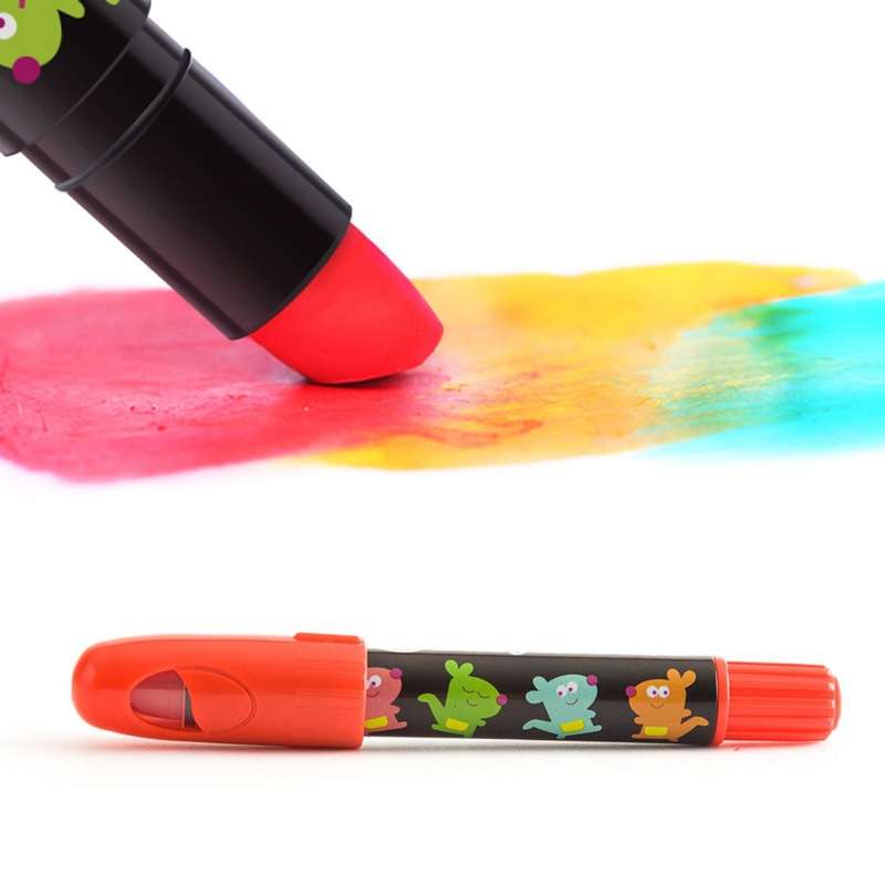 Jar Mel Silky Washable Crayon - Baby Roo 6 Colours