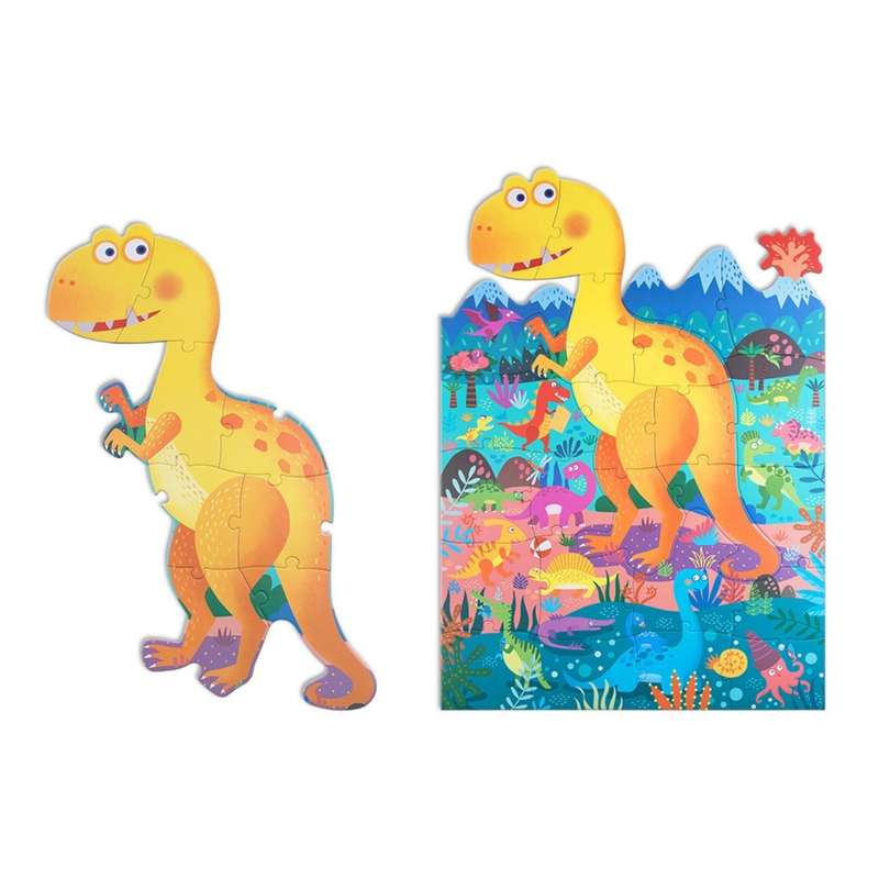 Jar Meló Thematic Floor Puzzle Series 24 Piece - Dinosaur Paradise