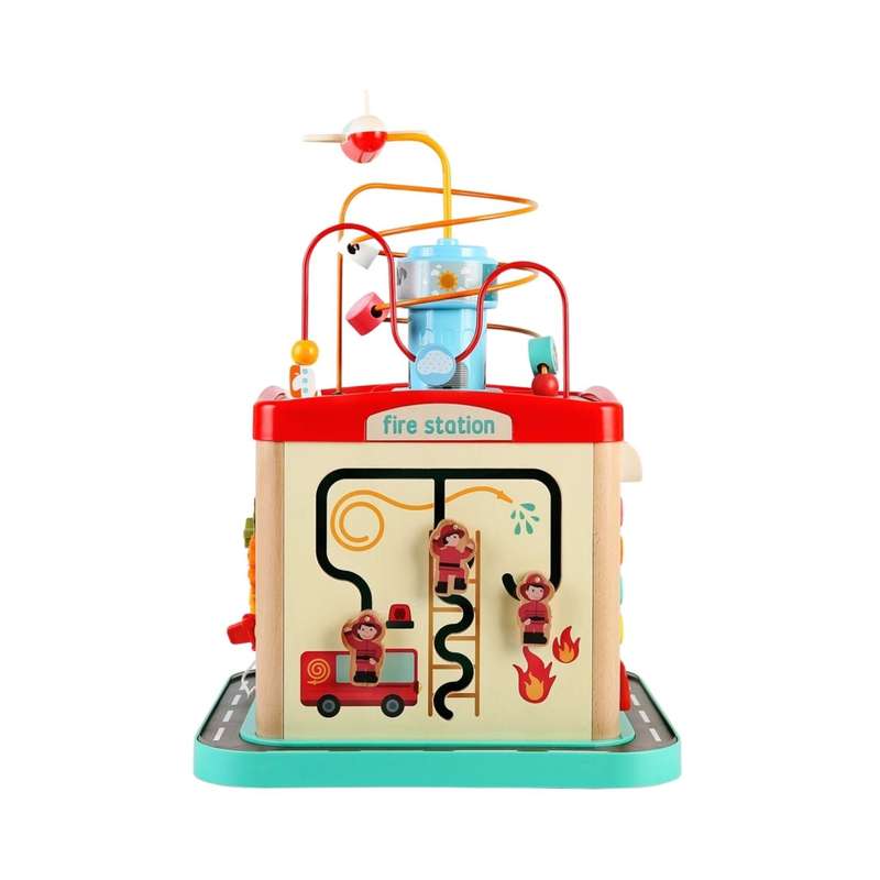 TopBright 5 In 1 Busy City Activity Cube