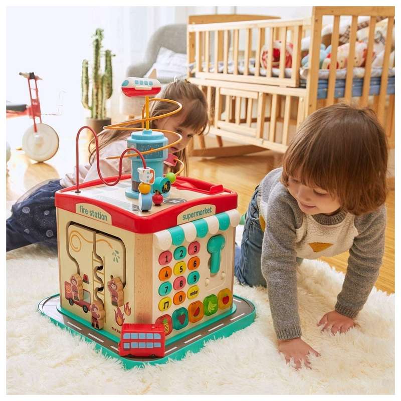 TopBright 5 In 1 Busy City Activity Cube