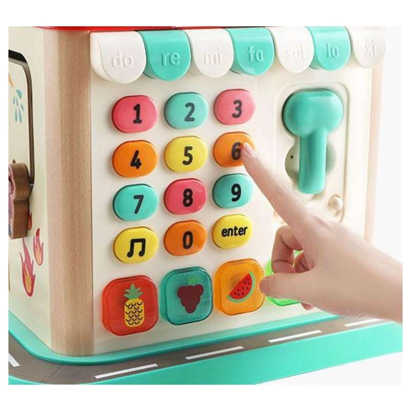 TopBright 5 In 1 Busy City Activity Cube