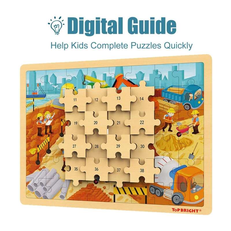 TopBright 48pc Building Site Puzzle