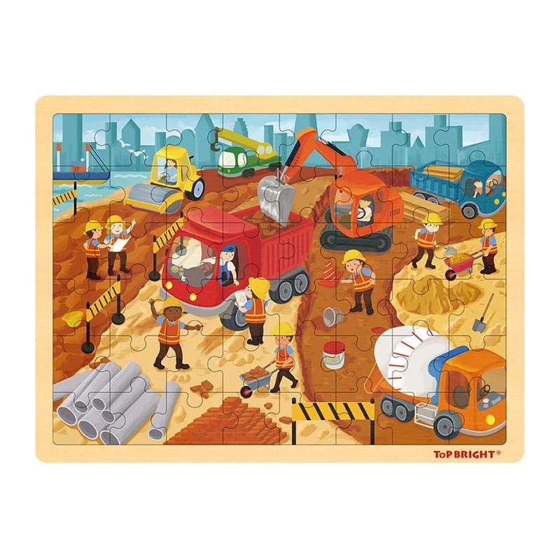 TopBright 48pc Building Site Puzzle