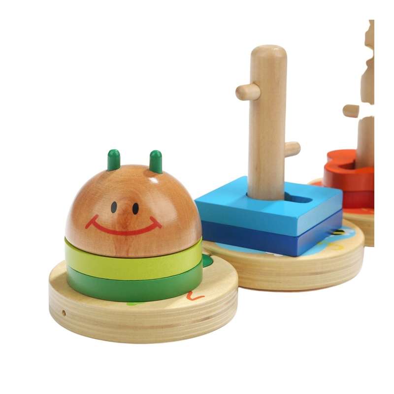 TopBright Caterpillar Stacking Set