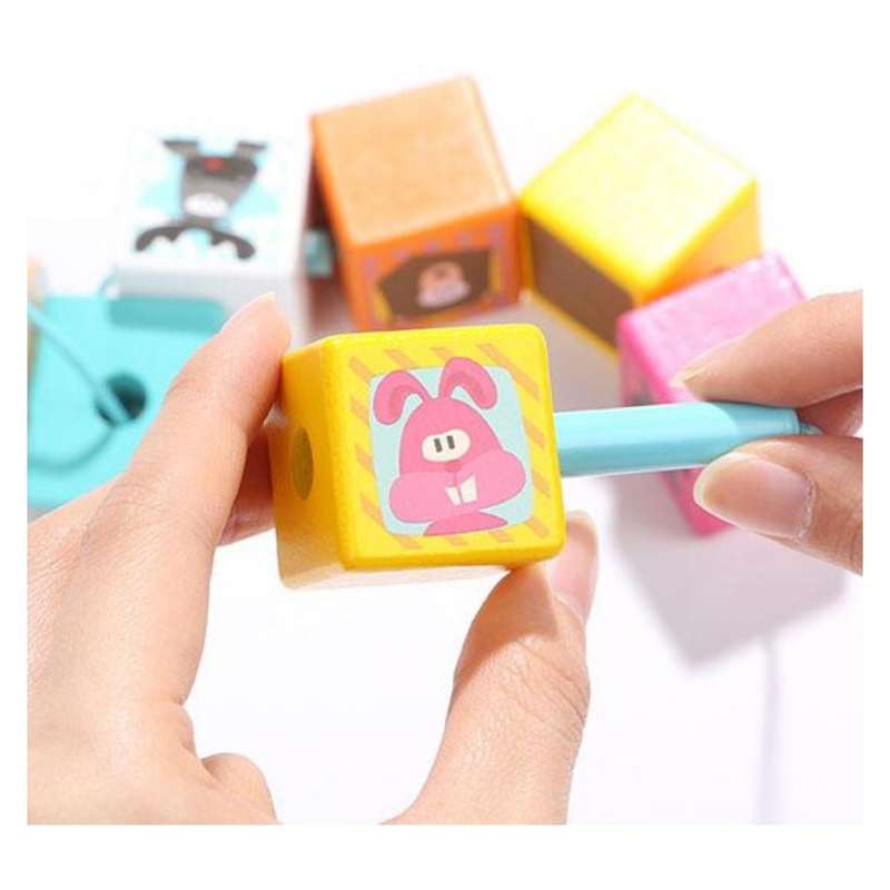 TopBright Forest Animal Building Blocks In Barrel