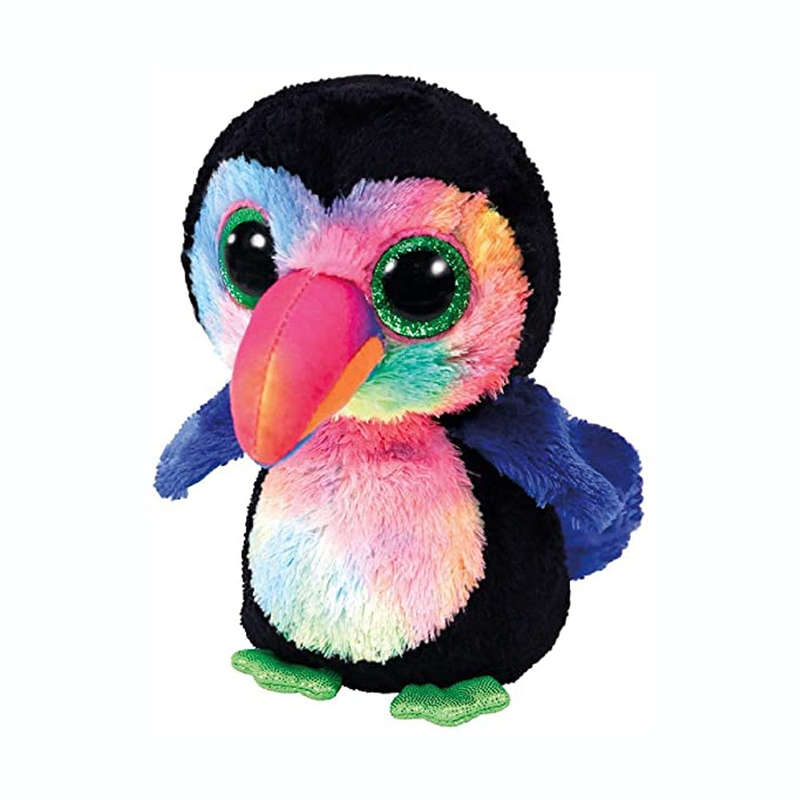 Ty Beanie Boos Beaks - Toucan Bird (Medium 24cm)