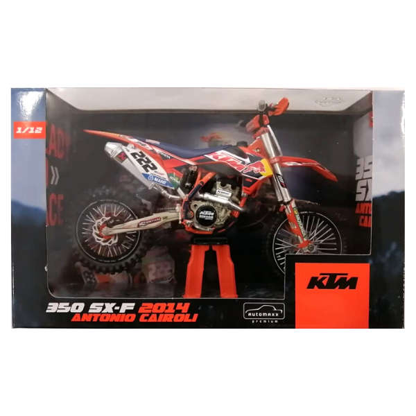 KTM 350 SXF #222 Red Bull Orange 2014 1:12