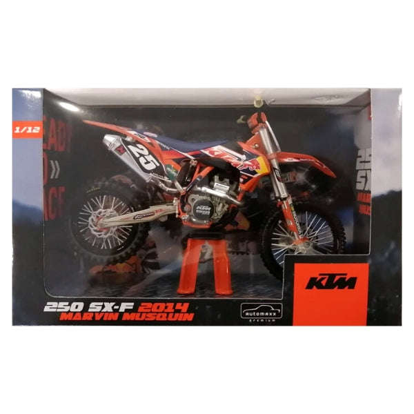 KTM 250 SXF #25 Red Bull Orange 2014 1:12