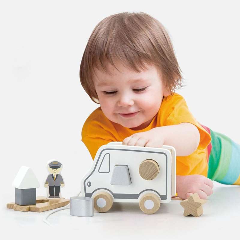 VIGA Pull-Along Shape Sorting Truck