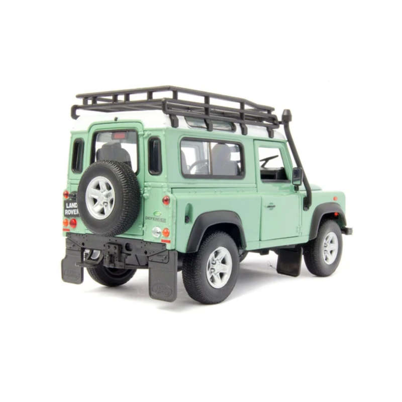 Welly Land Rover Defender With Roof Rack Green 1:24 Scale
