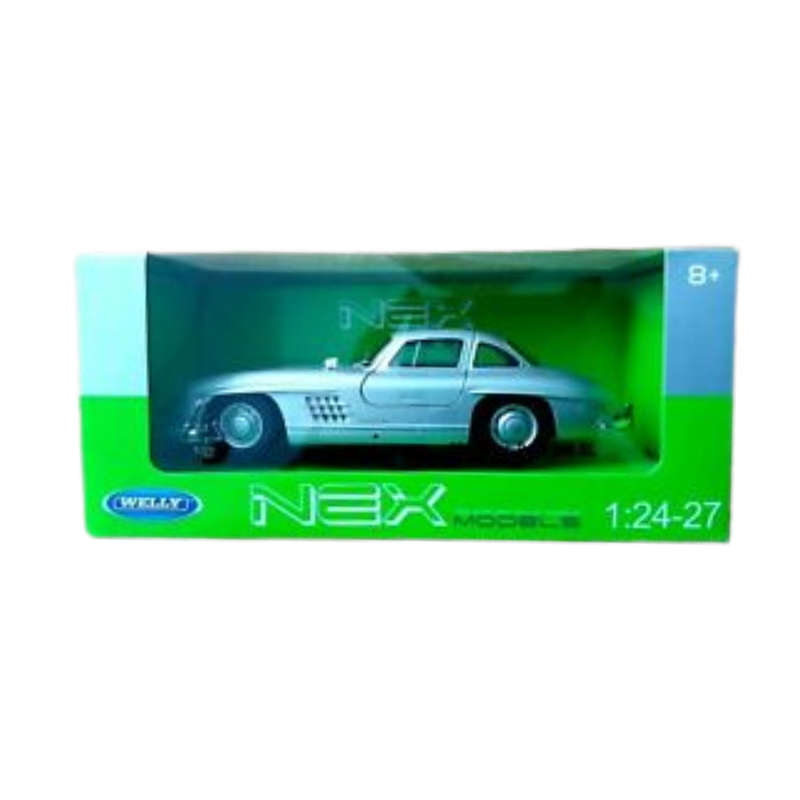 Welly Mercedes Benz 300SL Silver 1:24 Scale Diecast Car