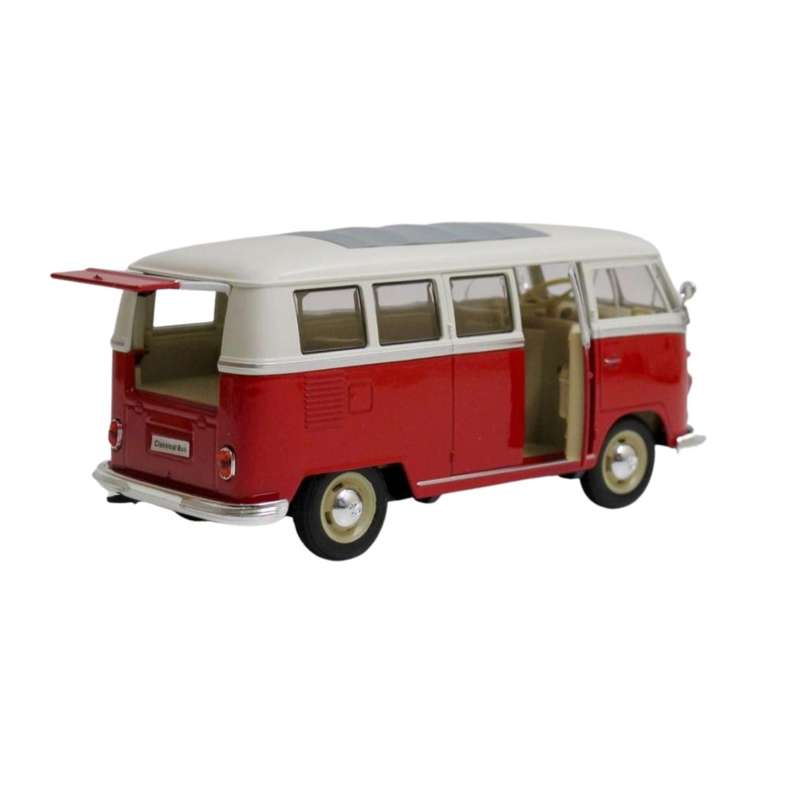 Welly Volkswagen Classical Bus Red/White 1963 1:24 Scale Diecast Car