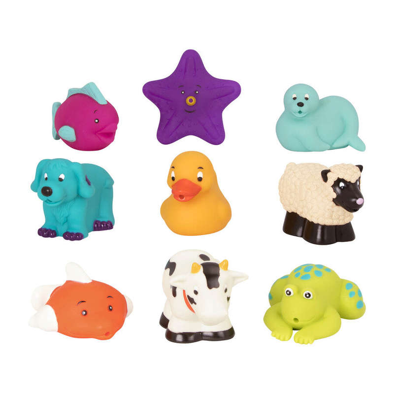 Battat Bath Buddies 9 Piece