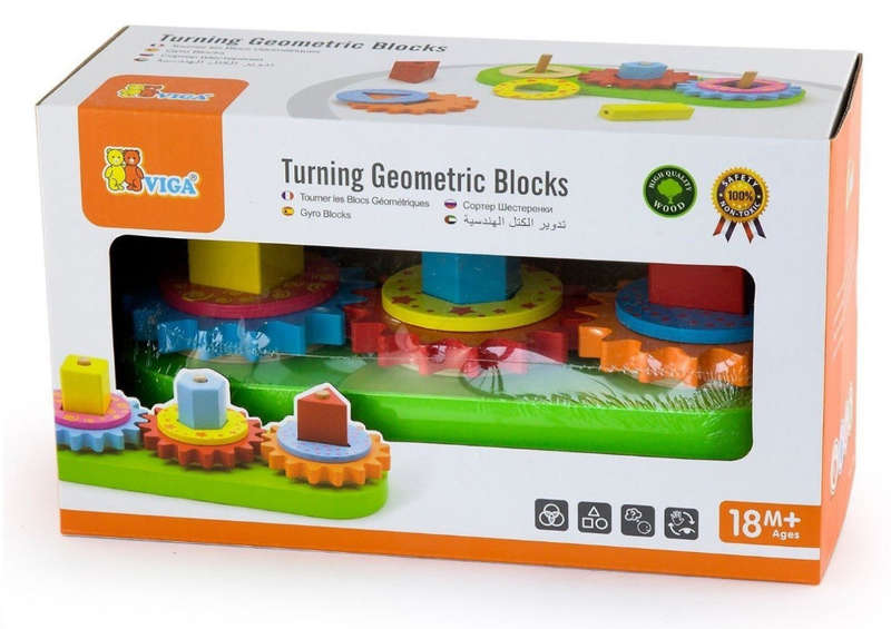VIGA Turning Geometric Blocks