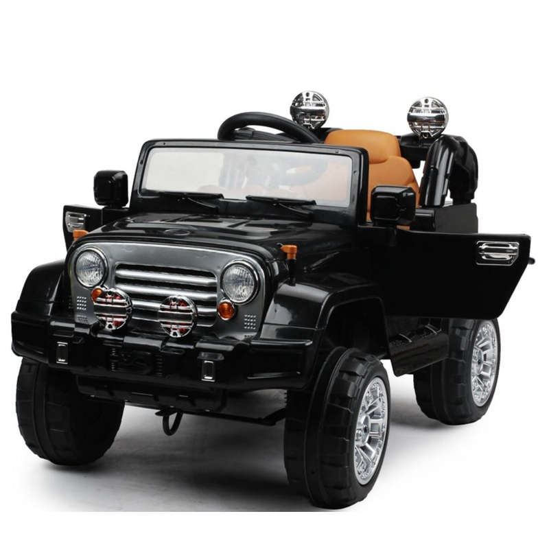 12V Jeep Kids Electric Ride On Car Black