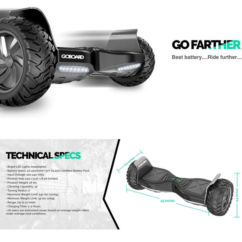 Goboard Overland Hoverboard 2.0