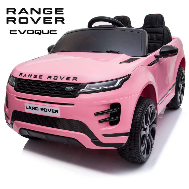 Kids Electric Ride On Car Range Rover Evoque Coup Pink