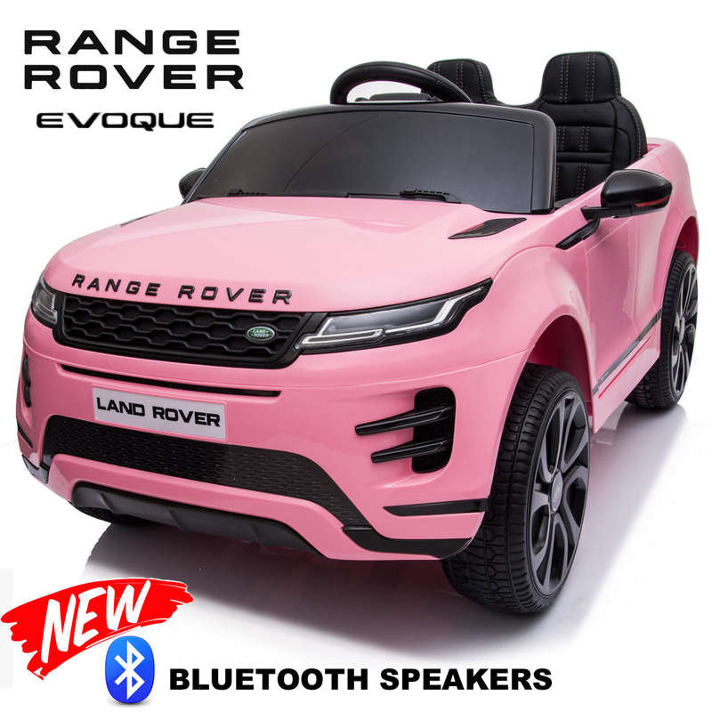 Kids Electric Ride On Car Range Rover Evoque Coup Pink