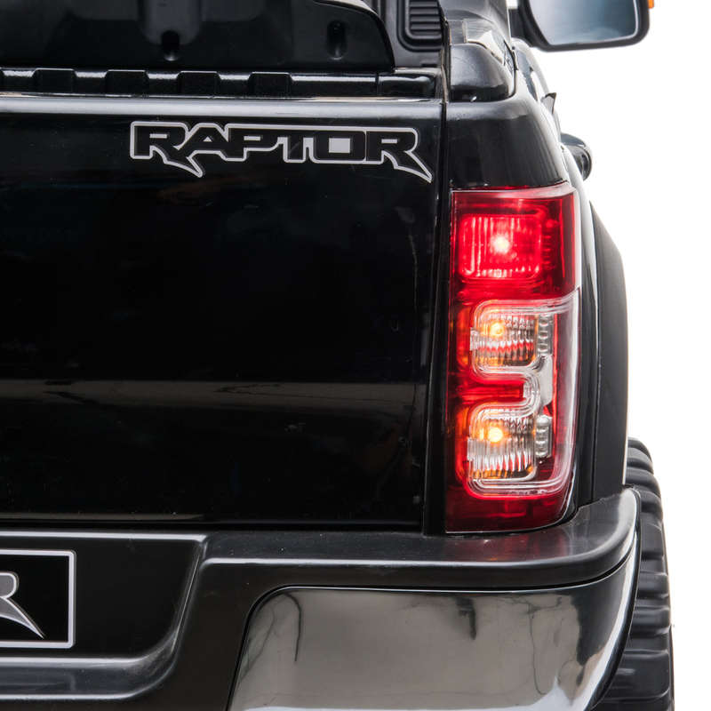 *NEW*  Police Ford Raptor  - 2 seater kids electric ride on car rubber tyres-black