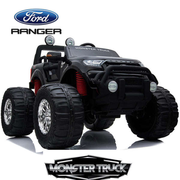 24V Ford Monster truck kids electric ride on car (Black) ride on car, 4 Wheel drive and Rubber tyres