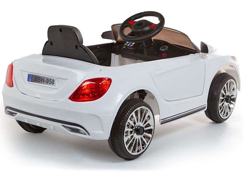 C Class replica 12V Battery Powered Kids Ride on Car White with Parental Control
