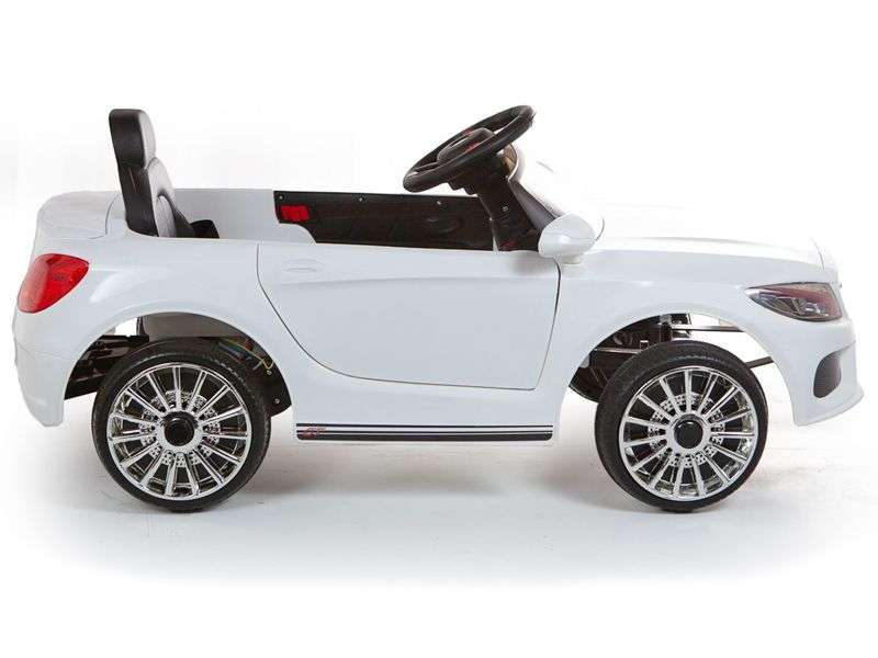 C Class replica 12V Battery Powered Kids Ride on Car White with Parental Control