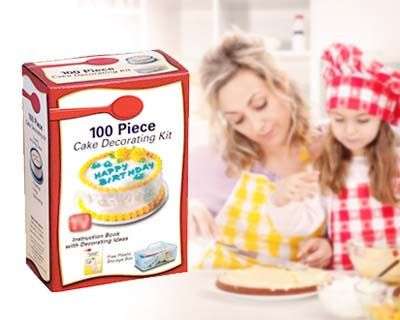 100 PIECE CAKE DECORATING KIT