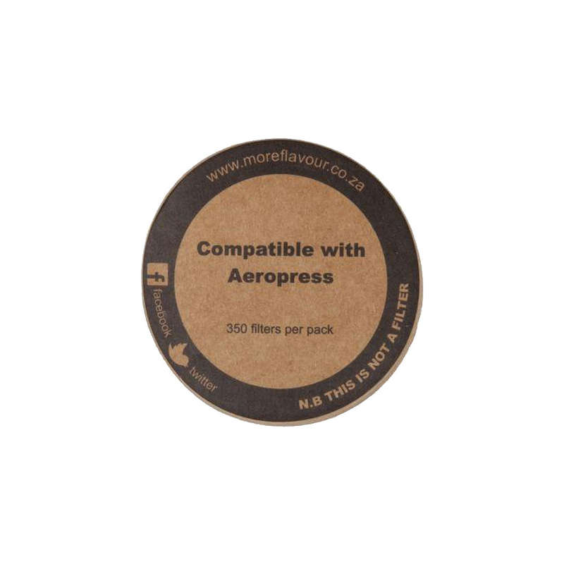 Aeropress un bleached filter paper