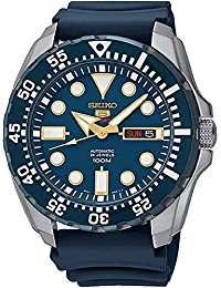 Seiko SRP605K2 Diver Automatic Blue Dial Blue Rubber Mens Watch SRP605K2