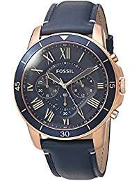 **FREE SHIPPING**Fossil  FS5237 Grant Mens Sport Chronograph Leather Watch