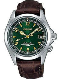 Seiko Men's SARB017 Mechanical Alpinist Analog Automatic Self Wind Brown Watch