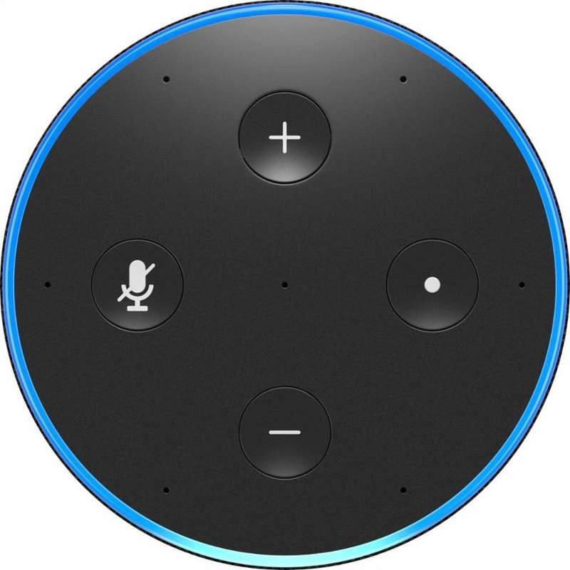 Echo - Smart speaker with Alexa - Heather Gray Fabric**FREE SHIPPING IN STOCK**